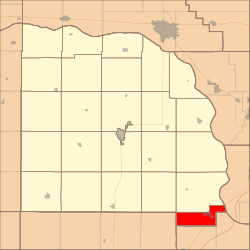 Location in Saunders County