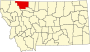 Glacier County map
