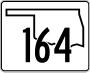State Highway 164 marker
