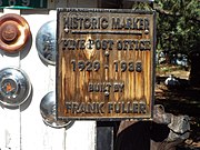 Pine Post Office Marker