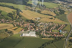 Aerial view of Ráječko