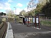 Sandplace station platform on the Liskeard to Looe line in January 2013