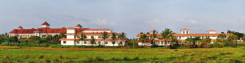 A panoramic view of Kalady Main Campus