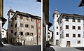 Türalihus in Valendas (GR): Fassade in 2007 und 2012.