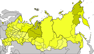 Distribution of Ukrainians, 2010