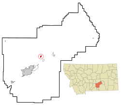 Location of Shepherd, Montana