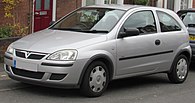 Post facelift Vauxhall Corsa