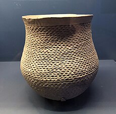 Pueblo II Period, Coolidge (Chaco strait rim) corrugated Jar, AD 950–1200, New Mexico