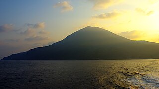 Otake at dawn seen from the sea