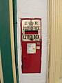 An EVIIR Ludlow box at a sub- post office in Warwick, England.