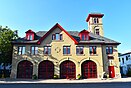 The historic Fire Station No. 8 building.