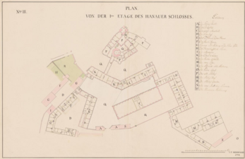 Plan of the first floor