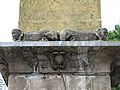 Egyptian style Sphinxes and serpents adorn the Obelisk.