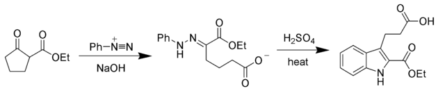 Japp-Klingemann产物用作Fischer吲哚合成的原料