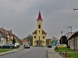 Centre with Church of Saint Florian