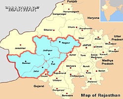 Marwar region is the areas near Jodhpur.