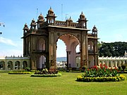Entrance to the Ambavilas Palace, commonly known as Mysore Palace