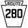 Pennsylvania Route 280 marker
