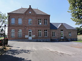 The town hall of Papleux
