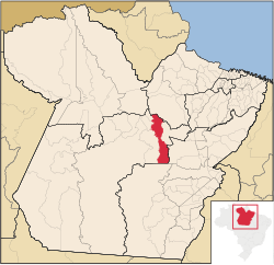 Location in Pará state