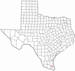 Location of Willamar, Texas