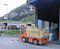 Elektroauto eines Handwerkers in Zermatt