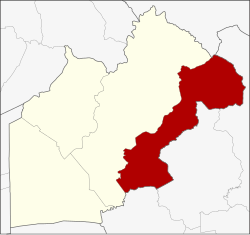 District location in Nakhon Nayok province