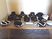 Military hats worn in Fort Verde