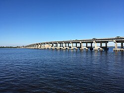 View of Desoto Bridge from Bradenton Riverwalk