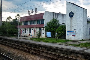 車站撤銷前的站房（2019年8月）