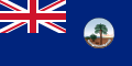 Flag from 1903–1961 58 years of use Badge designed by Major-General Charles George Gordon. Prior to 1903, Seychelles was administered as a dependency of Mauritius