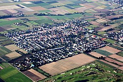 Aerial photograph of Worfelden (2010)