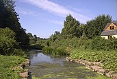 The current end of navigation on the Grand Western Canal at Lowdwells Lock