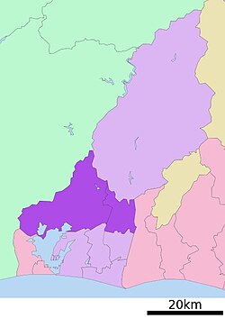 Location of Hamana-ku in Shizuoka