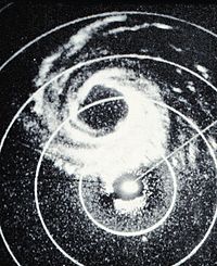 Radar Image of Hurricane Alice