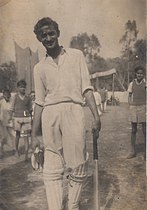 Mahendra Shukla, former Indian first-class cricketer at Green Park Stadium