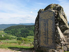 Monument to martyrs of the Resistance at Piquante-Pierre