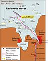 Fig. 1 Radar chain, River Weser