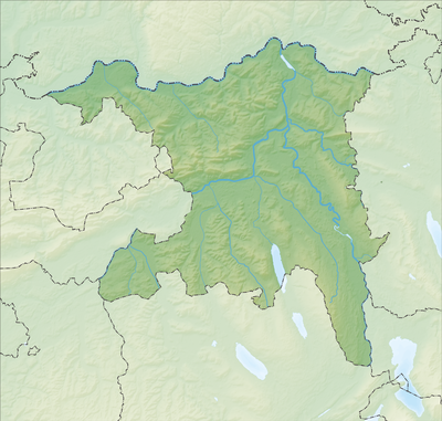 Location map Switzerland Aargau