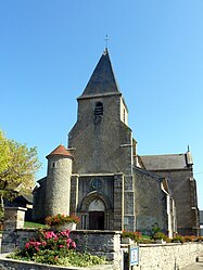 The church in Saint-Germain-des-Champs
