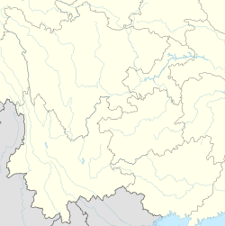 Sandu is located in Southwest China