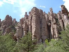 Stone columns, called hoodoos, are the most common formation in the monument