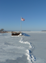 Fish Creek Town Dock is operated by the town; most of the dock is removed from the water for the winter