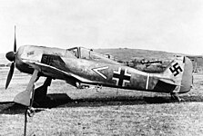 Fw 190A-3 of Stab. 7./JG2, June 1942.[N 4]