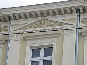 Pediment detail