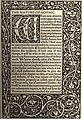 Image 32Initial on the opening page of a book printed by the Kelmscott Press (from Book design)