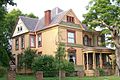 The Dr. Lindley Schooley House in Belmont, Ohio. On the NRHP.