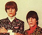 Members of Argentine rock band Los Gatos sporting mop-top haircuts, which were considered at the time a rebellious hairstyle.