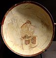 Yatromanolakis 2001 (n.16) cites Kaufman-Sanara 1997 arguing that this kylix from the Louvre depicts Sappho; the Louvre's online catalogue describes it as depicting a Muse.[6]