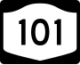 New York State Route 101 marker
